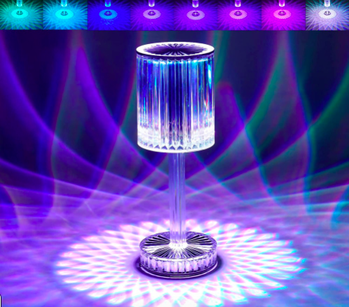 Crystal Diamond Table Lamp